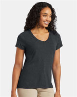 Hanes - Women's Perfect-T Triblend V-Neck T-Shirt - 42VT