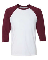 BELLA + CANVAS - Unisex Three-Quarter Sleeve Baseball Tee - 3200C