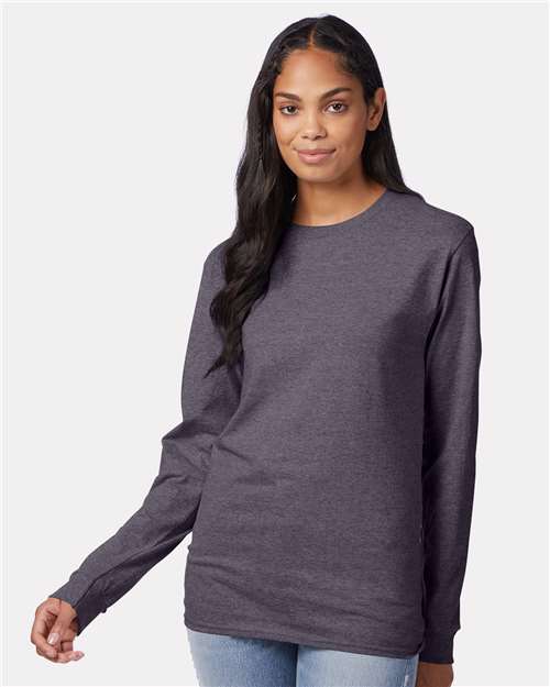 Hanes - Unisex Authentic Long Sleeve T-Shirt - 5586
