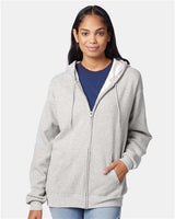 Unisex EcoSmart® Full-Zip Hooded Sweatshirt