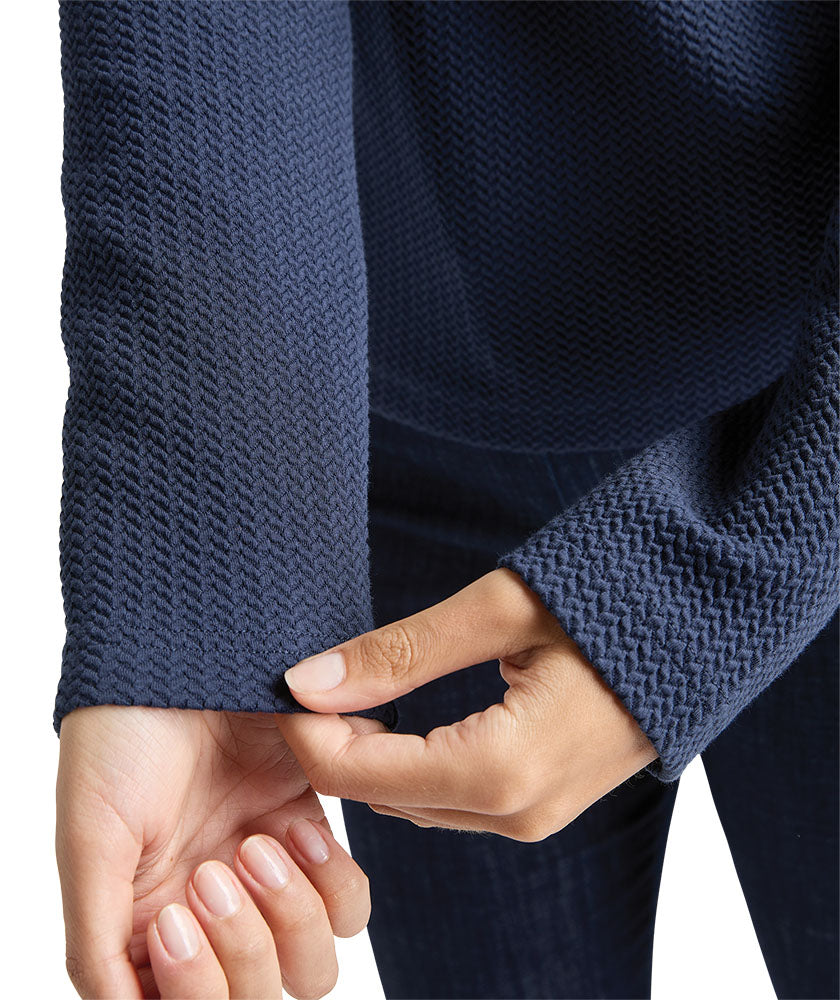 - Women's TexturKnit™ Quarter Zip Pullover -