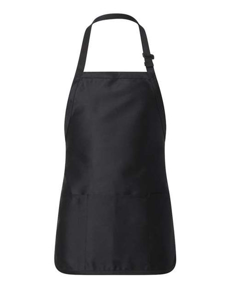 Q-Tees - Full-Length Apron with Pouch Pocket - Q4250