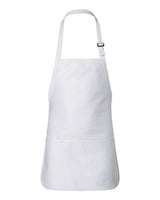 Q-Tees - Full-Length Apron with Pouch Pocket - Q4250