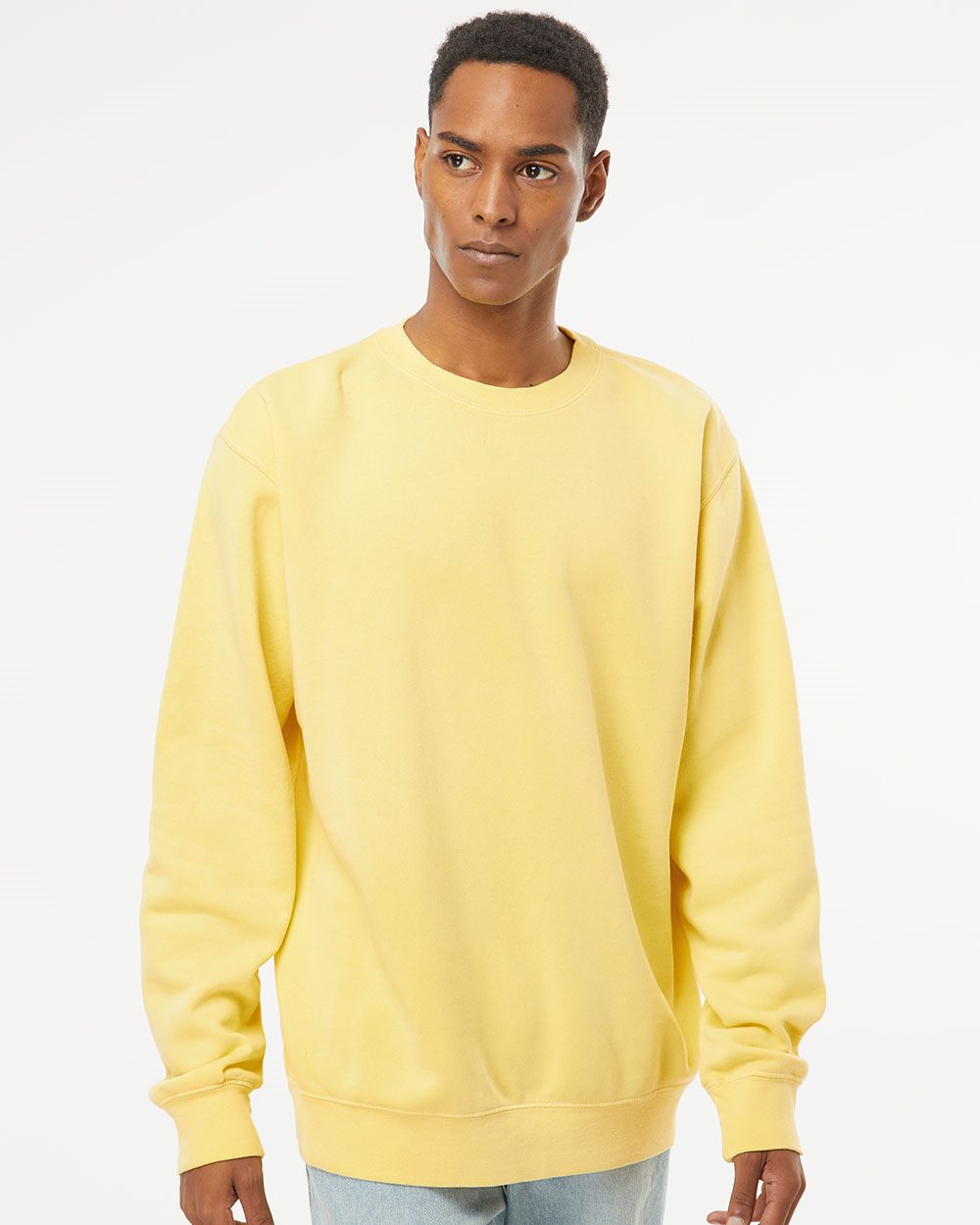 Independent Trading Co. - Unisex Midweight Pigment-Dyed Crewneck Sweatshirt - PRM3500