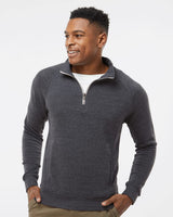 J. America - Men's Triblend Quarter-Zip Sweatshirt - 8869J