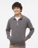 J. America - Men's Triblend Quarter-Zip Sweatshirt - 8869J