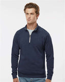 J. America - Men's Triblend Quarter-Zip Sweatshirt - 8869J