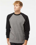 Independent Trading Co. - Unisex Special Blend Raglan Crewneck Sweatshirt - PRM30SBC