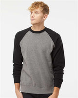 Independent Trading Co. - Unisex Special Blend Raglan Crewneck Sweatshirt - PRM30SBC
