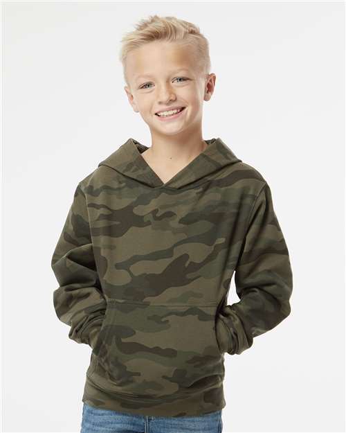 Independent Trading Co. - Youth 8.5 oz. Midweight Hooded Sweatshirt - SS4001Y