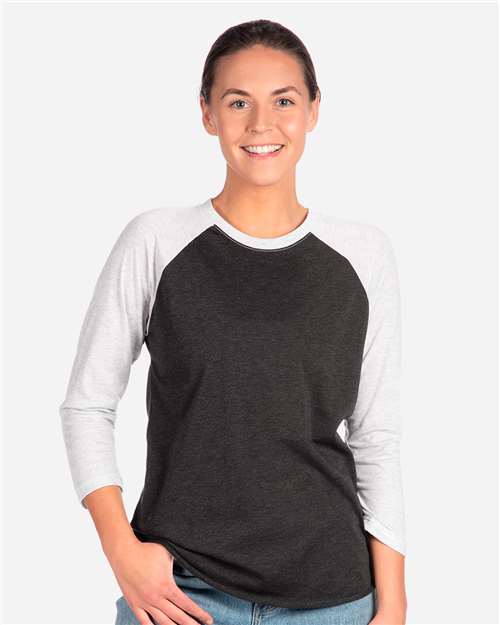 Next Level - Unisex Triblend Three-Quarter Raglan T-Shirt - 6051