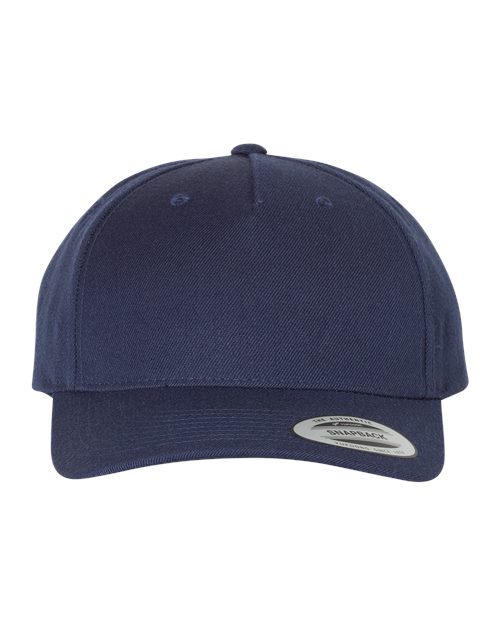 YP Classics - Premium Five-Panel Curved Bill Snapback Cap - 5789M