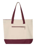 Q-Tees - 19L Zippered Tote - Q1300