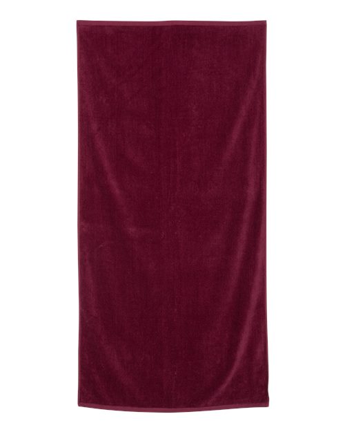 Q-Tees - Velour Beach Towel - QV3060