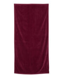 Q-Tees - Velour Beach Towel - QV3060