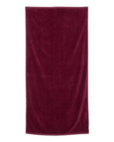 Q-Tees - Velour Beach Towel - QV3060