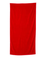 Q-Tees - Velour Beach Towel - QV3060