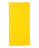 Q-Tees - Velour Beach Towel - QV3060