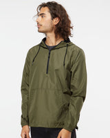 Independent Trading Co. - Unisex Lightweight Quarter-Zip Windbreaker Pullover Jacket - EXP54LWP