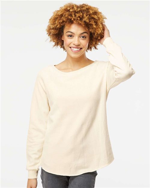 Independent Trading Co. - Women's California Wave Wash Crewneck Sweatshirt - PRM2000