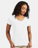 Hanes - Women's Perfect-T Triblend V-Neck T-Shirt - 42VT