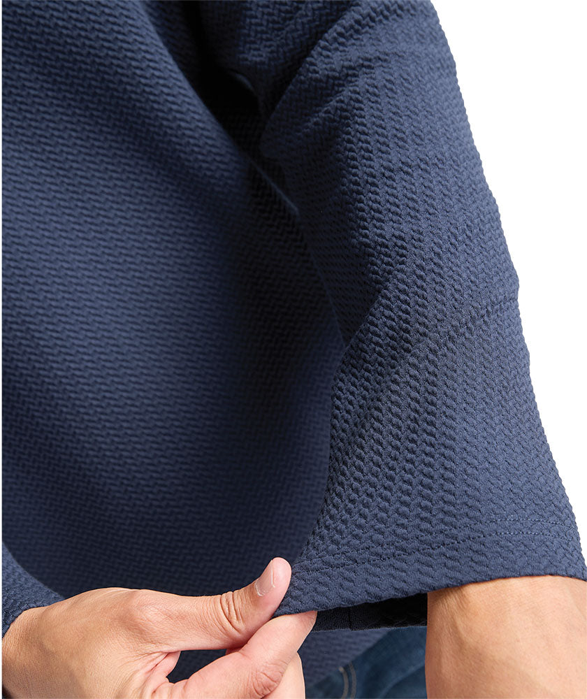- Men's TexturKnit™ Quarter Zip Pullover -