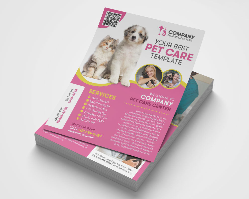 Your Best Pet Care Business Flyer