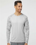 Paragon - Unisex Cayman Performance Camo Colorblocked Long Sleeve T-Shirt - 216P