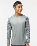 Paragon - Unisex Cayman Performance Camo Colorblocked Long Sleeve T-Shirt - 216P