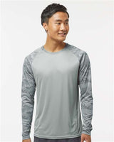Paragon - Unisex Cayman Performance Camo Colorblocked Long Sleeve T-Shirt - 216P