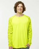 Paragon - Unisex Cayman Performance Camo Colorblocked Long Sleeve T-Shirt - 216P
