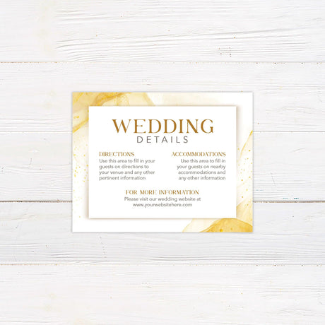 Abstract Gold Detail Cards - goprintplus