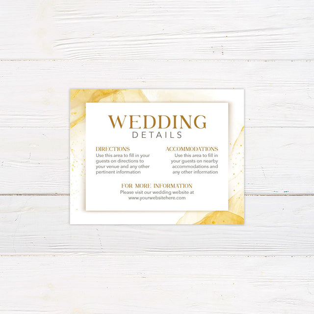 Abstract Gold Detail Cards - goprintplus