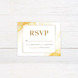 Abstract Gold Invitations - goprintplus