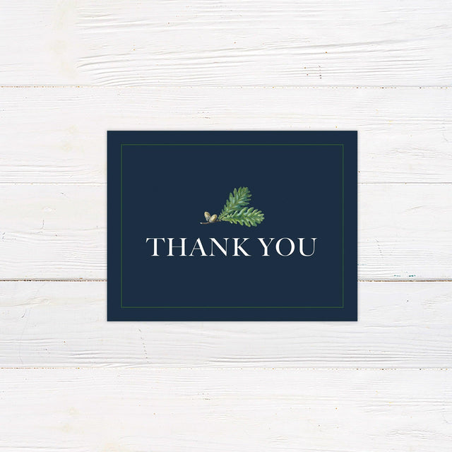 Acorn Thank You Card - goprintplus