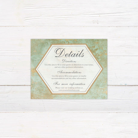 Aged Copper Invitations - goprintplus