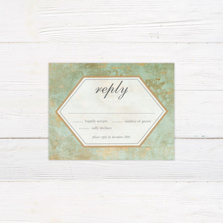 Aged Copper Invitations - goprintplus