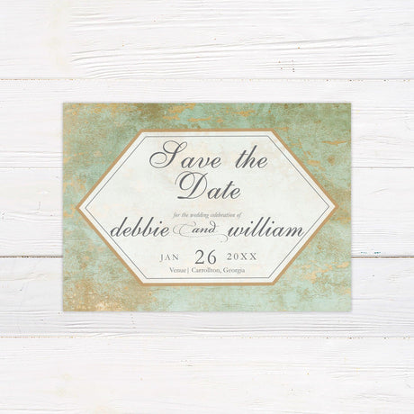 Aged Copper Invitations - goprintplus