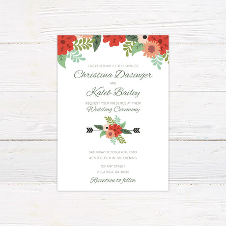 Animated Floral Invitations - goprintplus