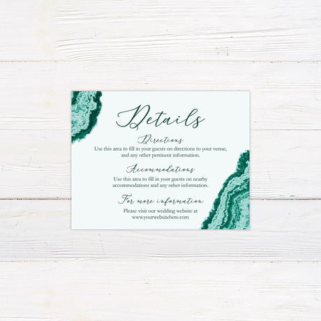 Aqua Tide Invitations - goprintplus