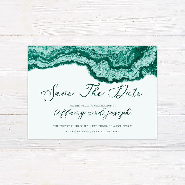 Aqua Tide Save The Date - goprintplus