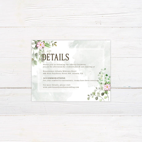 Arched Botanicals Invitations - goprintplus