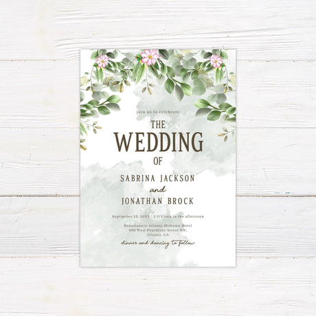Arched Botanicals Save The Date - goprintplus