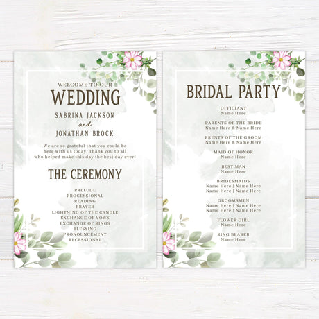 Arched Botanicals Invitations - goprintplus