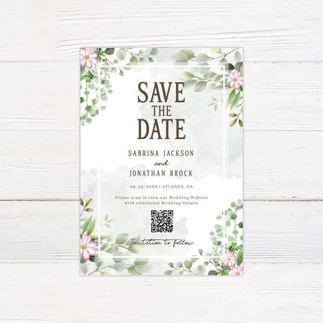 Arched Botanicals Save The Date - goprintplus