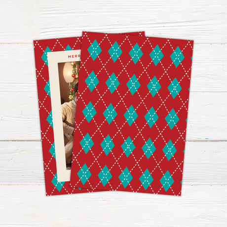 Argyle-Border-Holiday-Card-Invitation-Back-Thumbnail