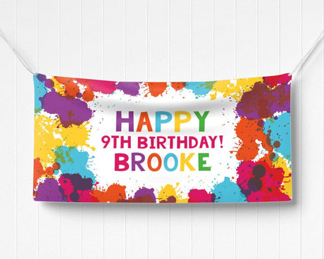 Art Birthday Banner - goprintplus