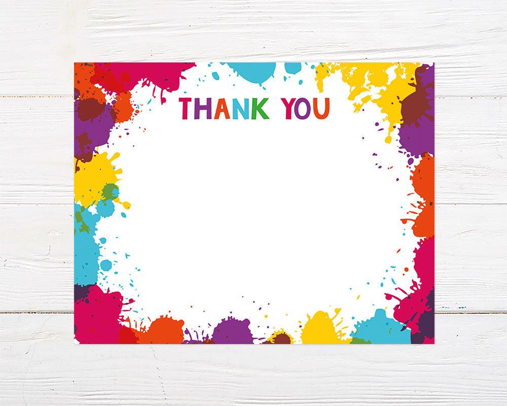 Art Birthday Thank You Card - goprintplus