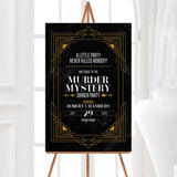 Art Deco Murder Mystery Invitation - goprintplus