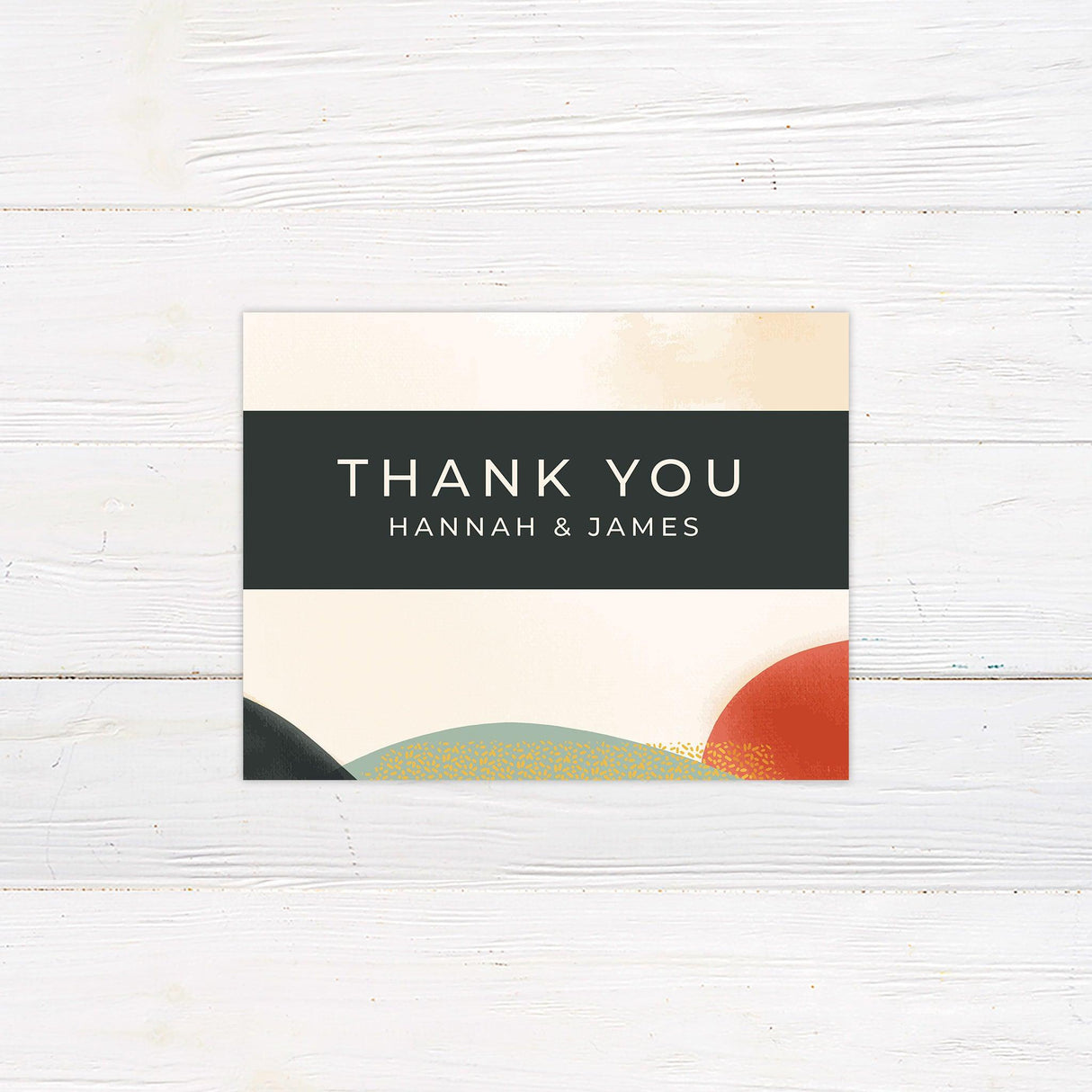 Artistic Frame Thank You Card - goprintplus